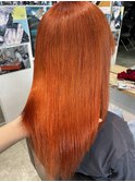 刀ミュ 陸奥守吉行 ケアブリーチ オレンジ レイヤーカット