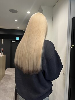 ミキサフレア(MIXSA FLAIR)の写真/話題の【Olaplexトリートメント】で髪質改善★ブリーチで傷んだ髪も美しく！ハイトーンでも美髪は作れる♪