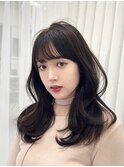 韓国ヘア/韓国スタイル/縮毛矯正/髪質改善/レイヤーカット
