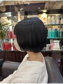 丸く収まる可愛いショートボブ【池袋/ボブ/杏昇】