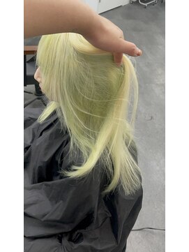 セレーネヘアー オオサカ 心斎橋店(Selene hair OSAKA) ペールデザインカラー