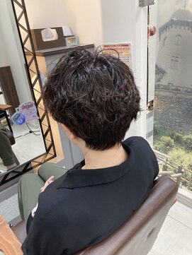 アールモンドヘア新世界 ♯ショートスタイル♯ミックスパーマ