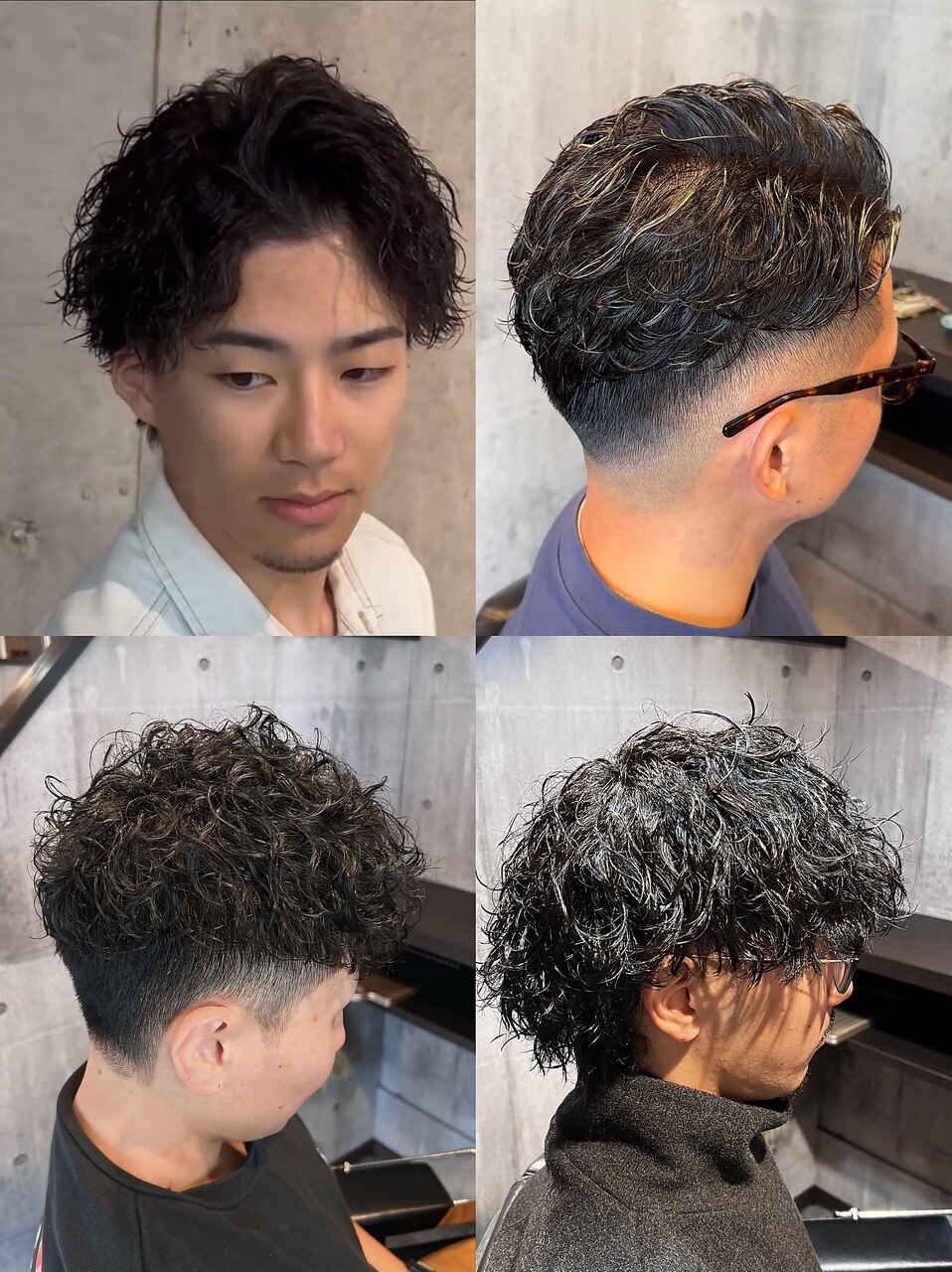 【代表中野指名】カウセリング後に似合わせパーマ　￥15000