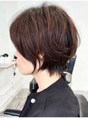 マイナス5歳♪ひし形小顔ショートで若返り!