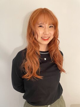 チクロヘアー(Ticro hair) ＠Luca  ペールオレンジ