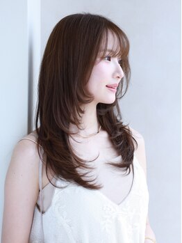 キッカ 朝日ヶ丘(CHICCA)の写真/【表参道の技術をCHICCAで受けられる♪】潤う艶髪で若々しく☆カット+コラーゲンカラー+TR ￥11000/新検見川