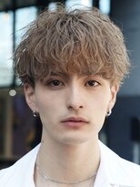 フィフス 名駅(fifth)&nbsp;名古屋ツイストスパイラルパーマ名駅緩め縦落ちメンズマッシュ