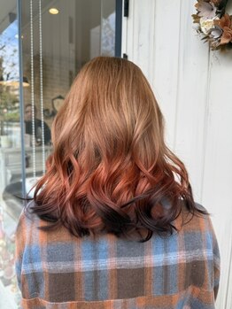 挑戦しやすいインナーカラーを多数ご用意☆《vif》オリジナルトリートメントでカラーしてもダメージレス☆