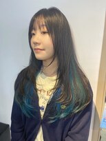 ネグリル 赤羽(Negril) レイヤーカット/ダブルカラー/顔まわりレイヤー/インナーカラー