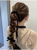 【MONA名古屋駅/名駅】編みおろし/アレンジ/ヘアセット