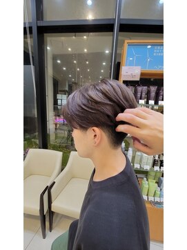 毛流れセンターパート