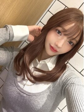 ヌイ 横浜(nui) ミディアム_大人ガーリーダークアッシュ似合わせカット