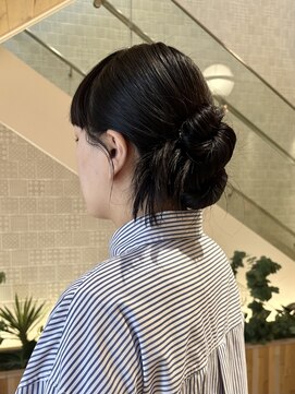 ピークアブー アヴェダ アトレ恵比寿(PEEK-A-BOO AVEDA) タイトヘア　お呼ばれ大人可愛いヘアセット
