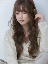 リソラ 池袋(LiSora)&nbsp;ミルクティーブロンド/デジタルパーマ/ダークブルー[池袋]