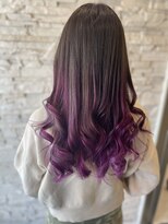 トータルビューティサロン シェリ(total beauty salon cheri)&nbsp;グラデーションカラー【グレージュ～パープル＆ピンク】