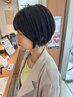 【より質感を求めるショート&ボブ】質感向上ストレートカット ¥12,100