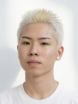 エクラート メン 仙台(ECLART men.)&nbsp;仙台/ホワイトブリーチ/スパイキショート/ハイトーン