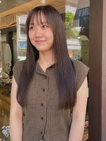 イルフレール(ill frere) ぱつっと 似合わせ 前髪カット ショコラブラウン 中津 豊崎