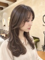 ビュートリアム265(BEAUTRIUM 265)&nbsp;大人ロングレイヤーカット/アッシュベージュ/艶感ブラウン/銀座