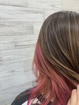 ディルガ ワッセ店(DILGA)&nbsp;インナーカラー ピンク