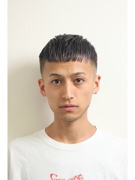 レンゲン(LENGEN) メンズかき上げニュアンスマッシュサイドパート韓国マッシュ