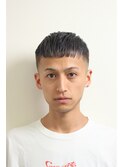 メンズかき上げニュアンスマッシュサイドパート韓国マッシュ