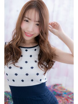 ミック ヘアアンドビューティー 大山店(miq Hair&Beauty) 外国人風テラコッタなみなみウェーブ濡れ髪抜け感ヘアa1