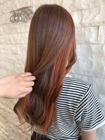 ルシードスタイルレーヴ(LUCIDO STYLE REVE)&nbsp;オレンジブラウン×アプリコットイヤリングカラー