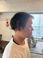 クラップス 綱島店(CLAPS) メンズスパイラルパーマ/アッシュブラック/メンズパーマ30代40代