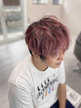 シュネア(shunea330) メンズピンクバレイヤージュ☆