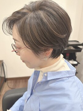 プライベート ヘアサロン カオ(private hair salon kao) ショートにピッタリ！ハイライト&ローライト