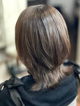 リスタ(Resta) 【Resta】くびレイヤーショートミディアム前髪ミルクティーボブ