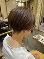 オーブ ヘアー ラックス 下通り熊本3号店(AUBE HAIR lax) ショートは骨格、お顔のパーツに似合わせます！女性の刈り上げも