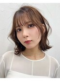 ハイライト/メルティカラー/フェミニンロング/似合わせカット