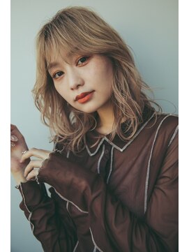 ルス 立川(LUZ) 【LUZ立川】ミディアムレイヤー＋ミルクティベージュ★New Open