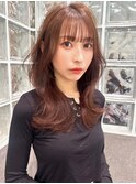 ブリーチ 学割 オリーブベージュ レイヤーカット リタッチ81*