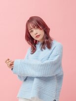 ラフィス ヘア ルー 福山2号店(La fith hair ruu.)&nbsp;【La fith】くびれミディ×シアーピンク