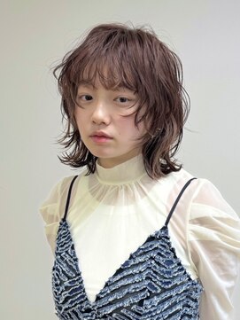 バサ 江古田店(BASSA) ウルフボブ/イヤリングカラー/顔まわりカット