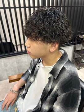 メンズ リコ(MEN'S RICO) 波巻きスパイラル波巻きパーマメンズパーママッシュ【大和】