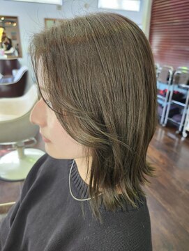 ダスティ 塩尻店(Dasty) 顔まわりレイヤーボブ