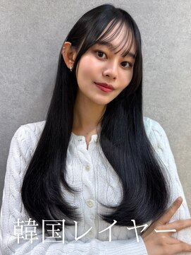 アミー 池袋(Ammy) レイヤーカット/顔周りカット/顔周りレイヤー /韓国風パーマ