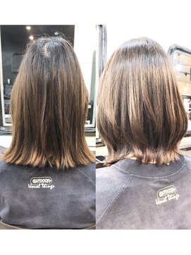 エトネ ヘアーサロン 仙台駅前(eTONe hair salon) 【大人女性】くびれボブ