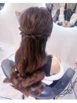 ヘア サロン クラン ソア 心斎橋店(hair salon clan soar) ハーフアップ【クランソア】ヘアメ/ヘアセット/心斎橋  