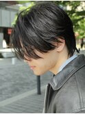 カット/センターパート/ニュアンスパーマ/池袋メンズカット