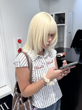 ココ 原宿(KOKO) 10代/20代/くびれヘア/ハイライトカラー/レイヤーボブ/