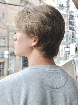 ボコカ(bococa) [kantamal]メンズニュアンスセンターパートアッシュベージュ