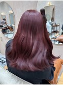 モーヴピンク ブリーチなし 簡単アレンジ ローズブラウン