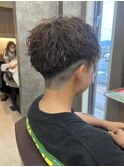 ツイストパーマ/フェードカット/メンズカット/ツイスパ