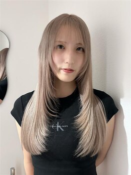 カミヒトエ。の写真/旬のトレンドカラーや個性を活かすデザインも＊ハイトーンや透明感カラー等高度な技術で「なりたい」が叶う
