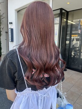 ユッカ エハ 豊中(YUCCA eha) ダブルカラーピンクブラウン